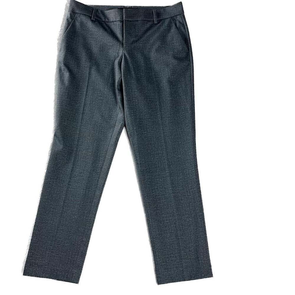 Liverpool Gray‎ Marl Slim Ankle Pants Stretch Minimalist Workwear US 4